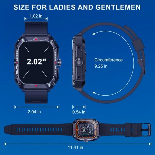 Smart Watches for Men Women with Call, Ultra Thin 2.02 in HD Touch Screen 3 - Way Of Buy