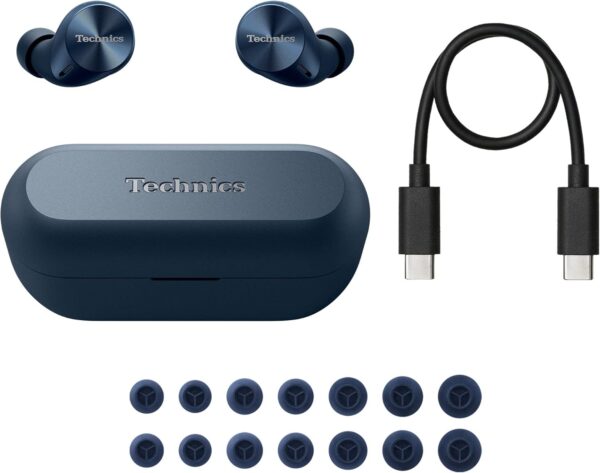 Technics HiFi True Wireless Multipoint Bluetooth Earbuds - LDAC Compatible - EAH-AZ60M2-A