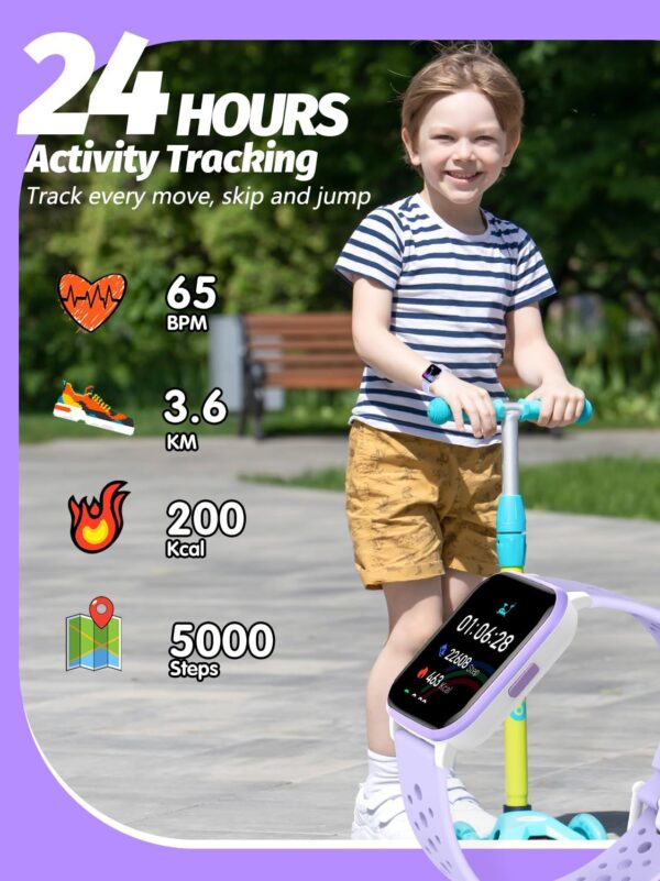 Kids Smart Watch Girls Boys, Smart Girls Watch for Kids Smart Watch Gifts, Multiple Sports Modes
