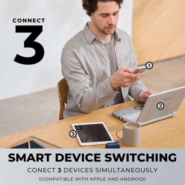 Technics HiFi True Wireless Multipoint Bluetooth Earbuds - LDAC Compatible - EAH-AZ60M2-A