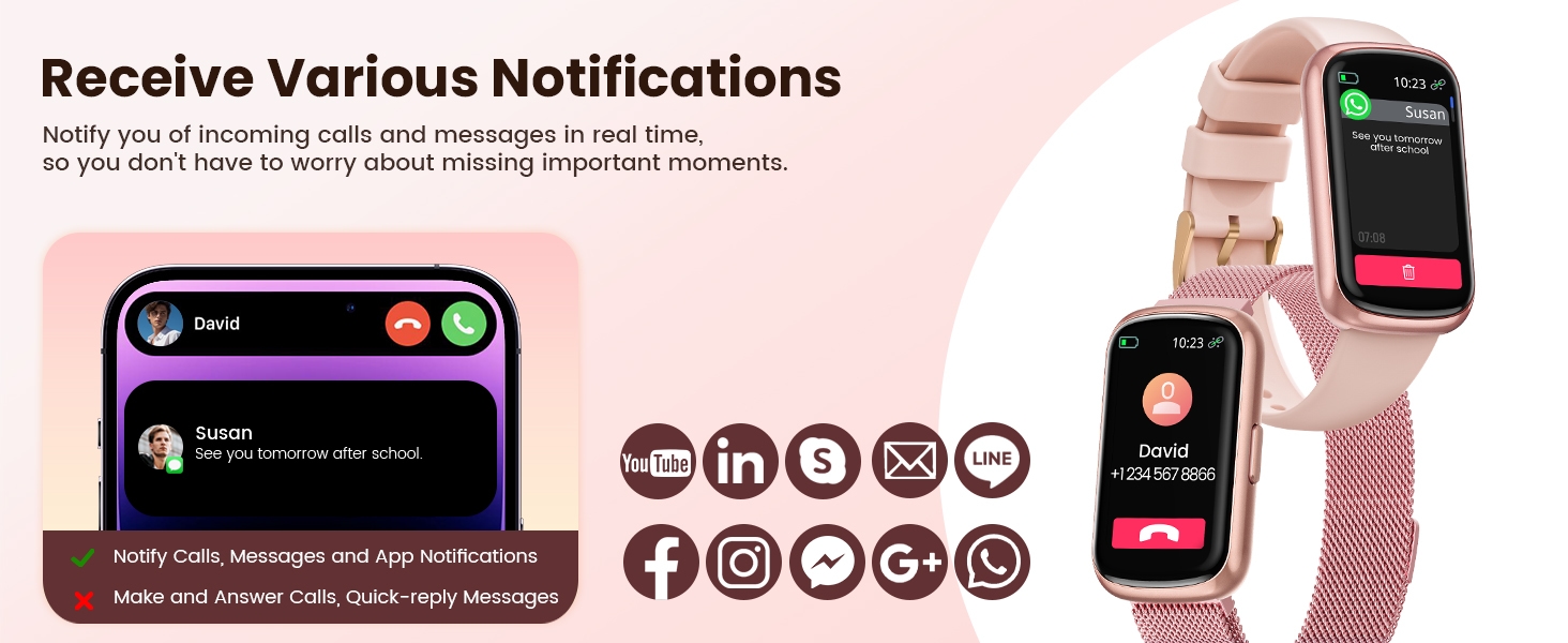 AKUMAKA Smart Watches for Women Men with 24/7 Heart Rate Monitor Blood Oxygen Sleep Tracker, for iPhone & Android
