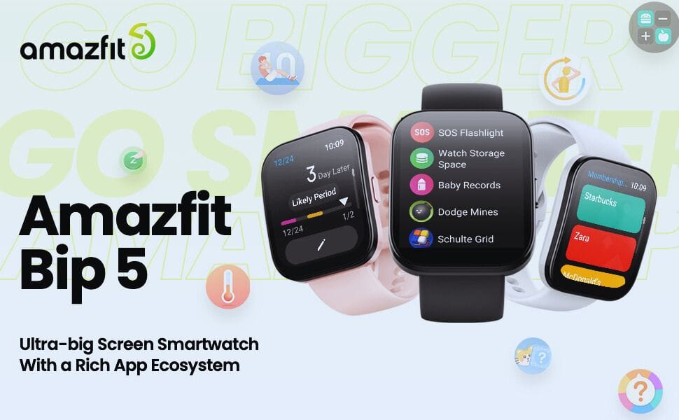 Amazfit Bip 5 Smart Watch 46mm 1 - Way of Buy