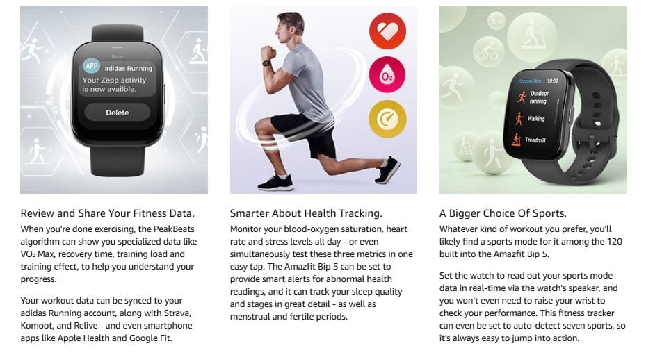 Amazfit Bip 5 Smart Watch 46mm 9 - Way of Buy